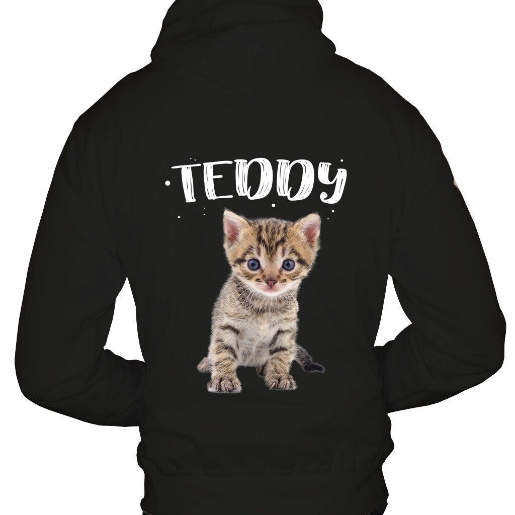 Teddy - BACKPRINT Hoodie Unisex Organic (Premium)