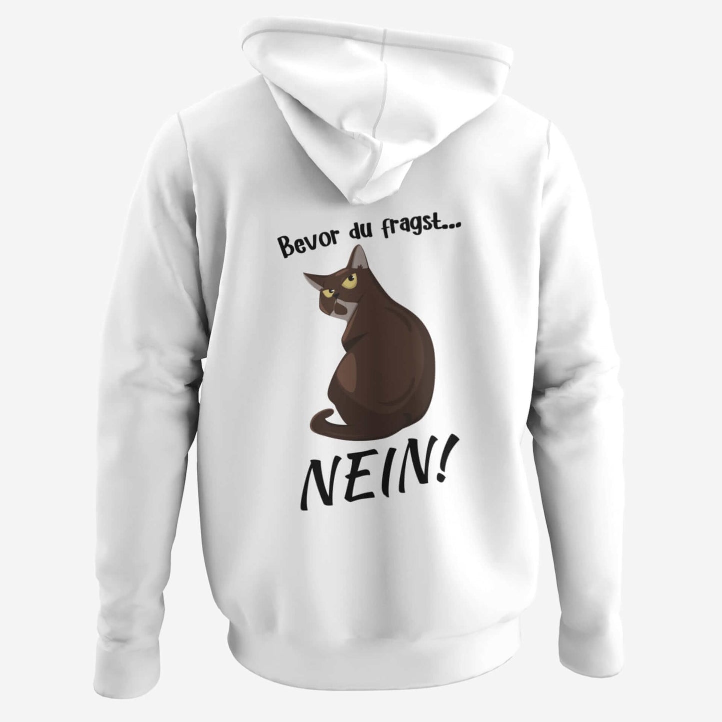 Bevor du fragst - BACKPRINT Hoodie Unisex Organic (Premium)