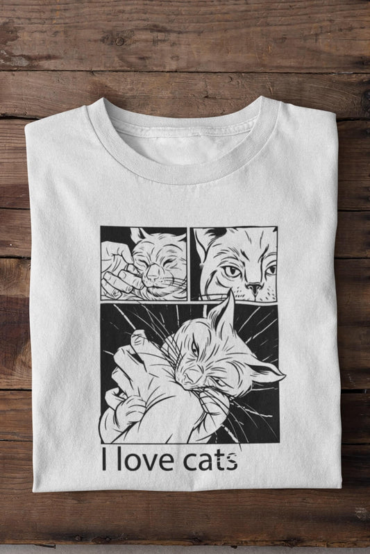 I love Cats - Organic Unisex (Premium)