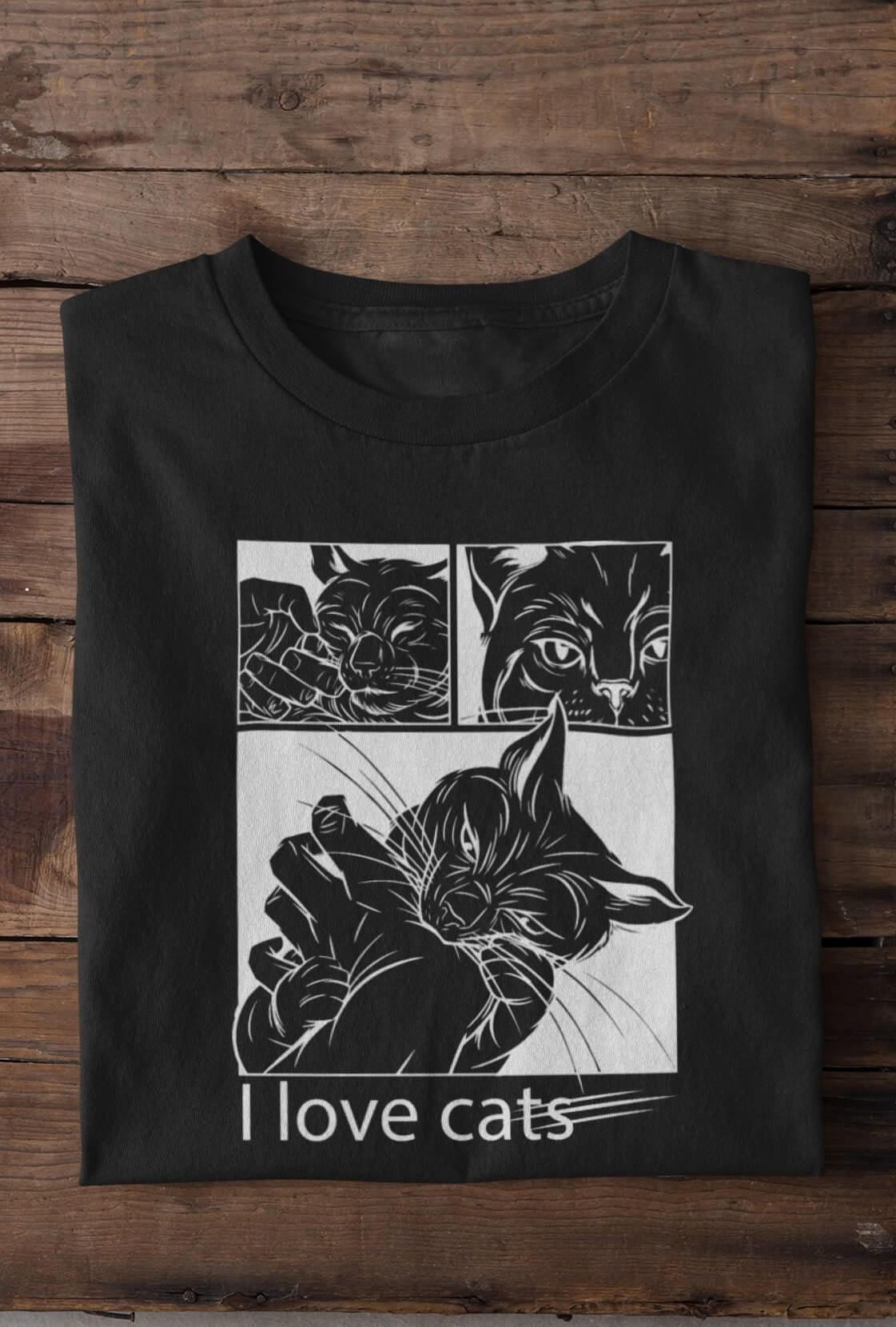 I love Cats - Organic Unisex (Premium)