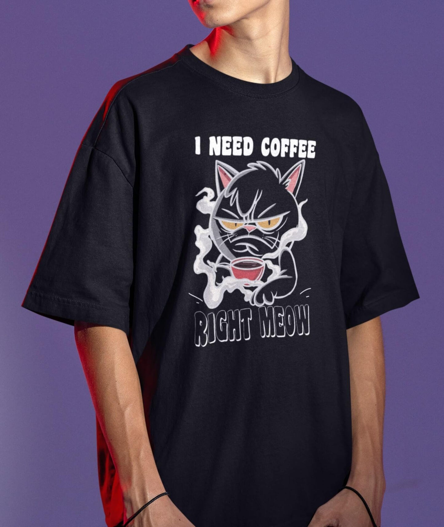 I Need Coffee -  OVERSIZE Organic Unisex (Premium)