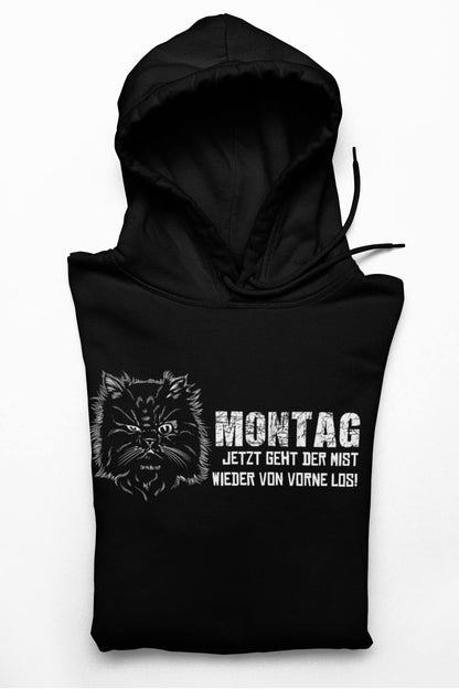 Montag von vorne - Hoodie Unisex Organic (Premium)