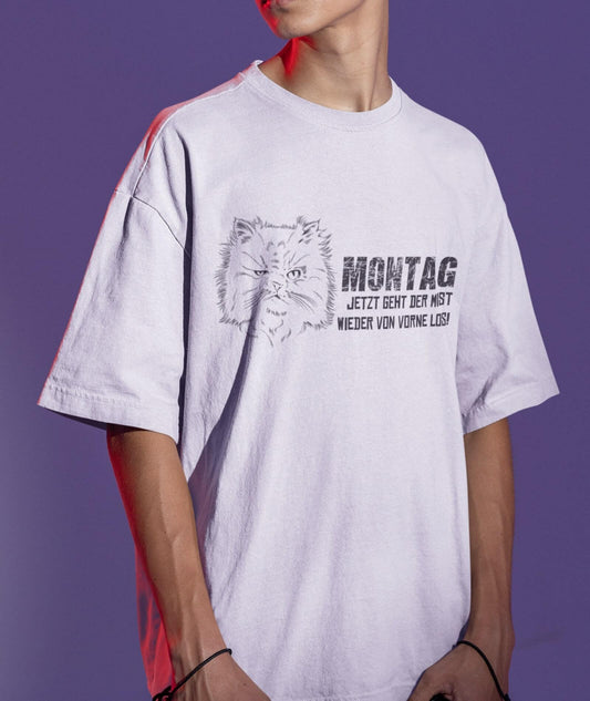 Montag von vorne -  OVERSIZE Organic Unisex (Premium)