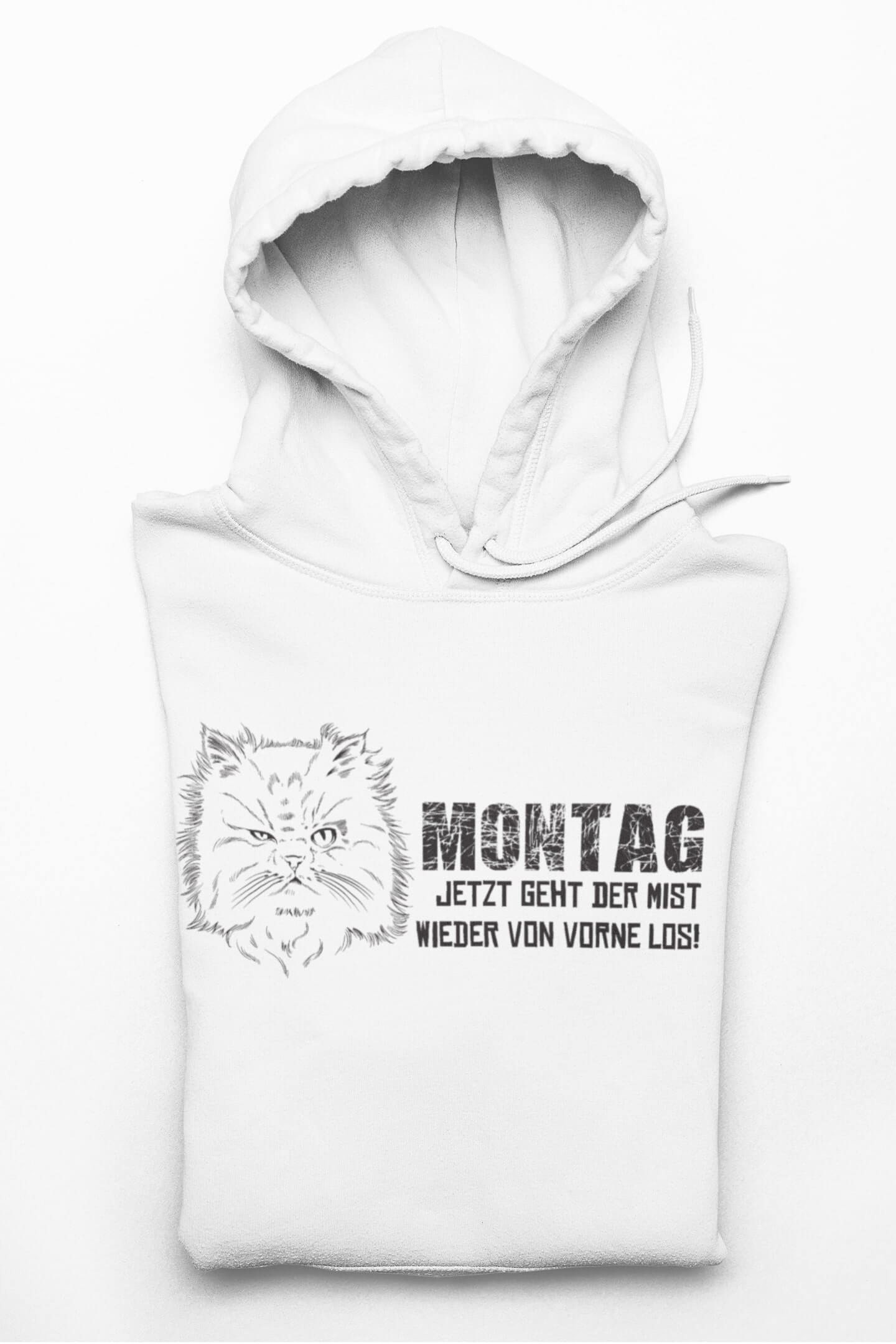 Montag von vorne - Hoodie Unisex Organic (Premium)