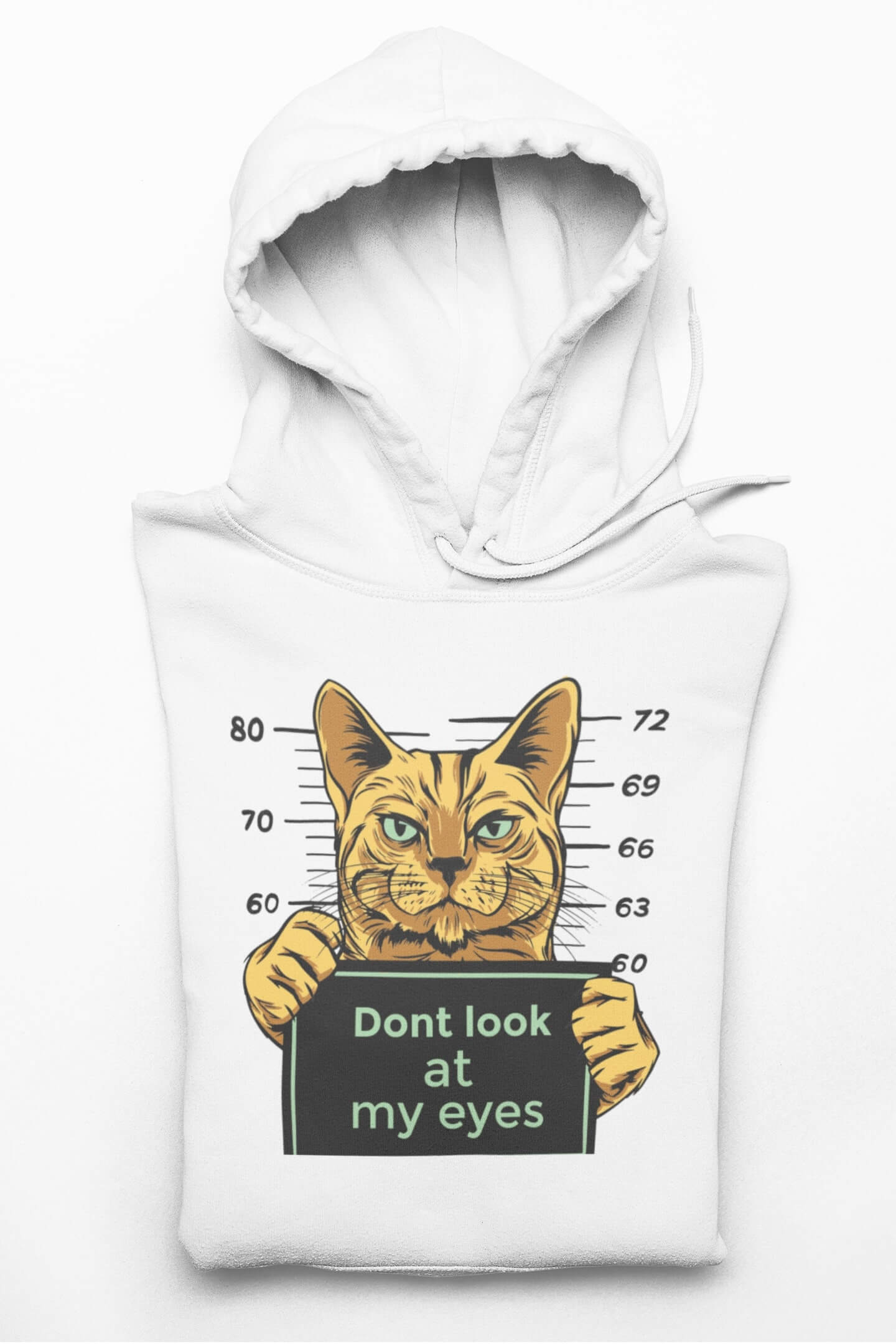 Dont look at my eyes - Hoodie Unisex Organic (Premium)