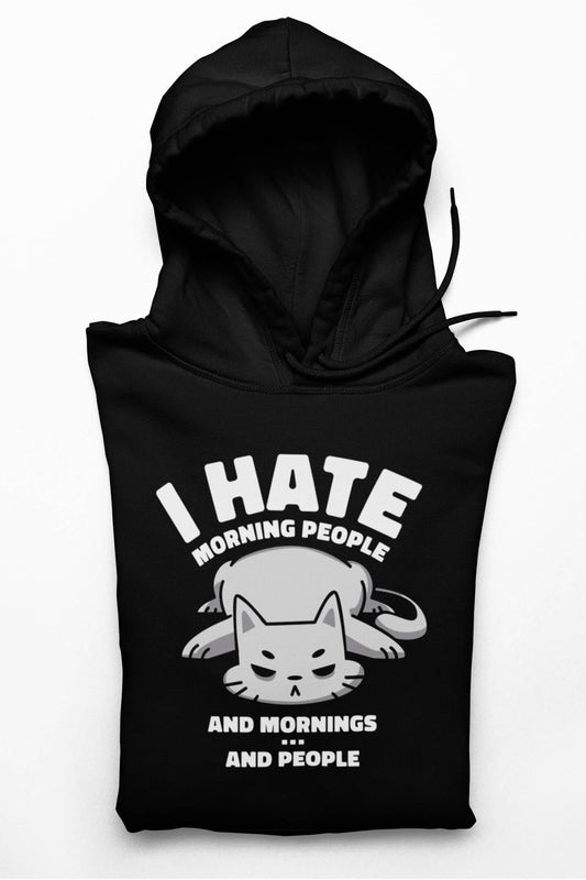 Morning People - Hoodie Unisex Organic (Premium)