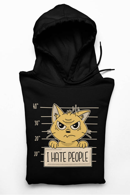 I HATE PEOPLE - Hoodie Unisex Organic (Premium)