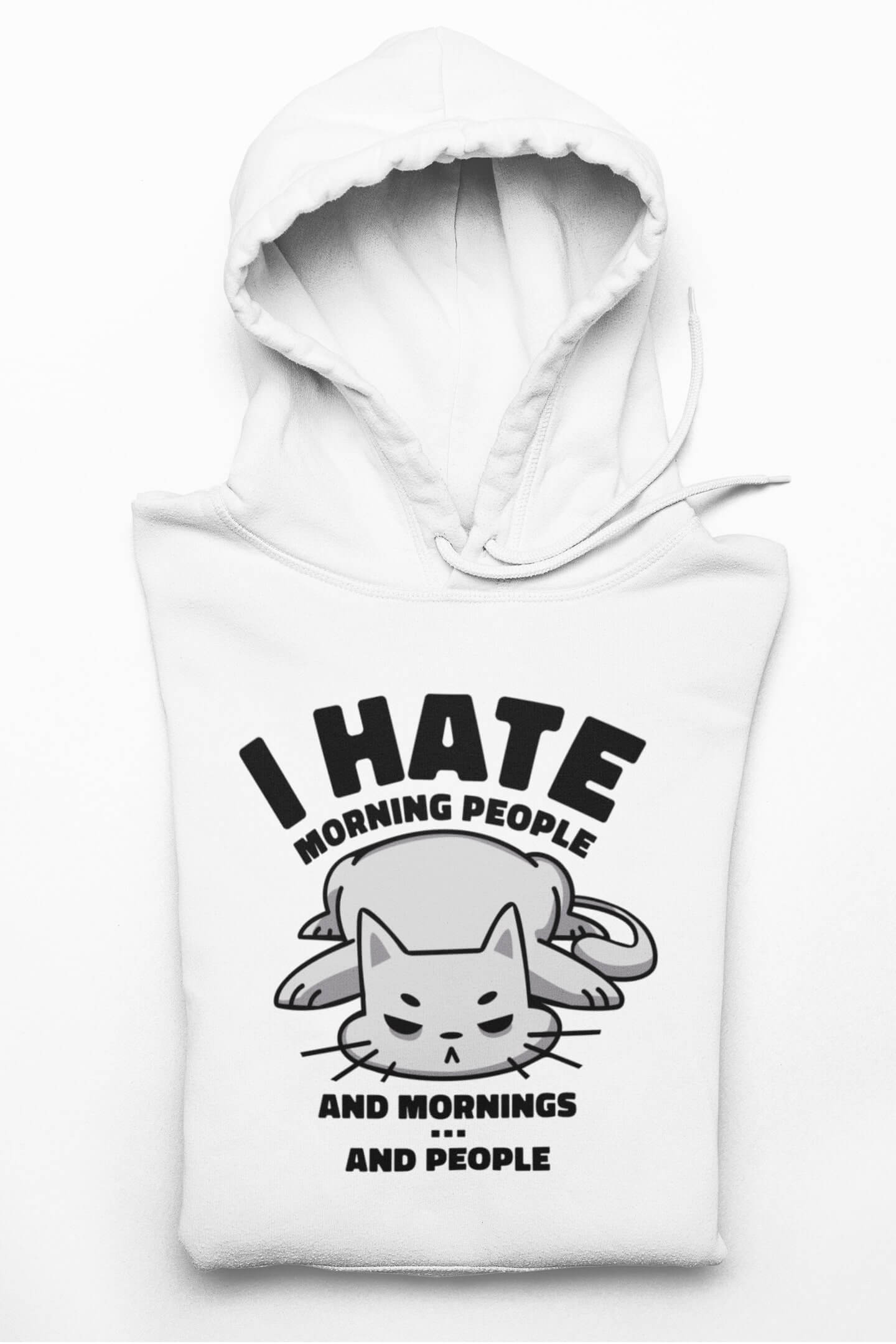 Morning People - Hoodie Unisex Organic (Premium)