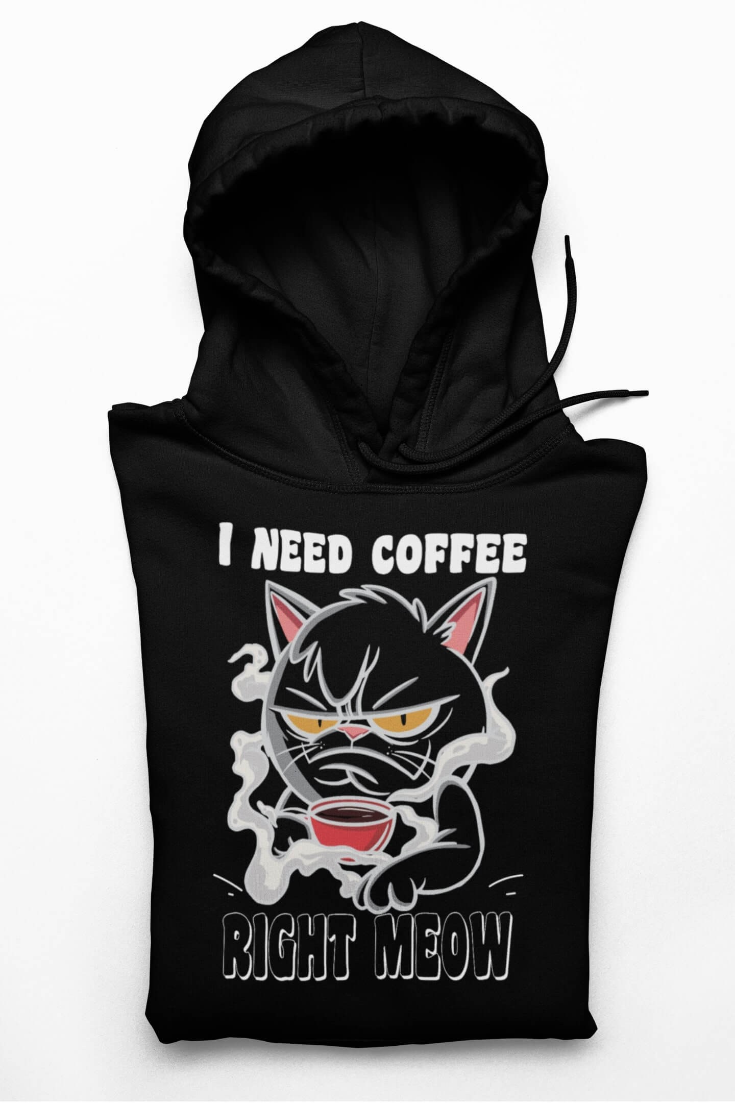 I Need Coffee - Hoodie Unisex Organic (Premium)