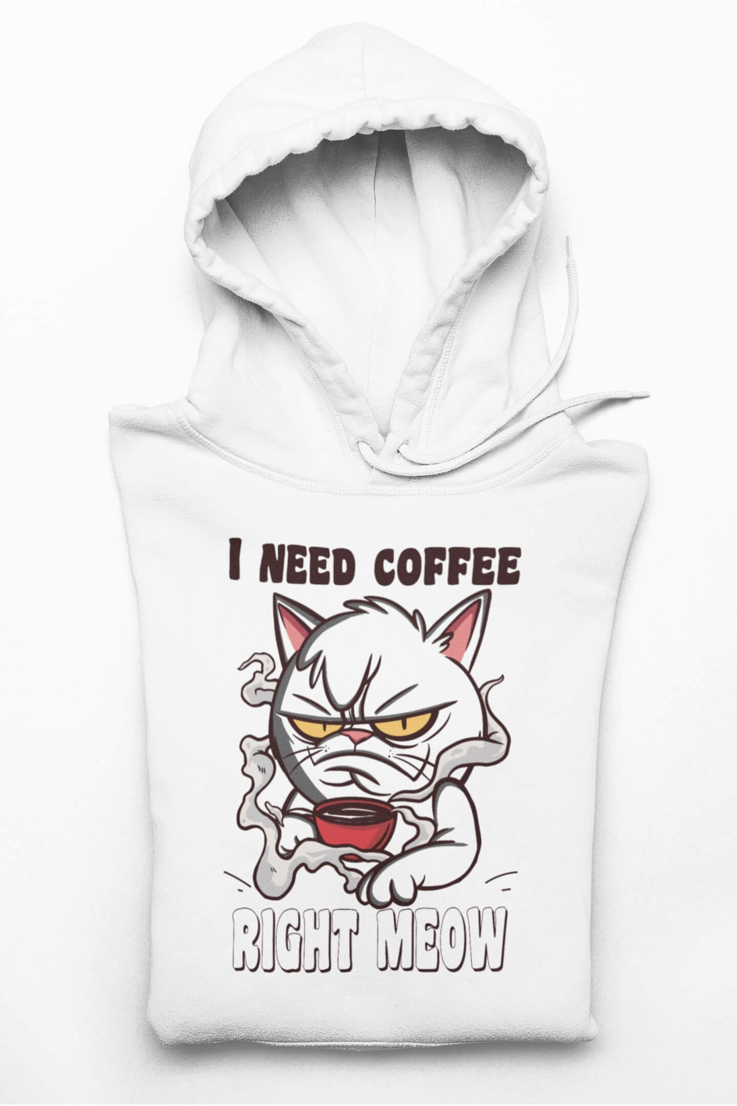 I Need Coffee - Hoodie Unisex Organic (Premium)