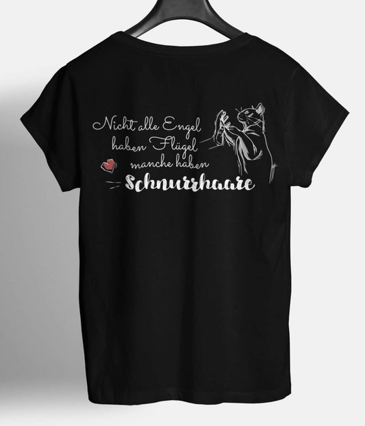 Nicht alle Engel haben Flügel - BACKPRINT Organic Unisex (Premium)