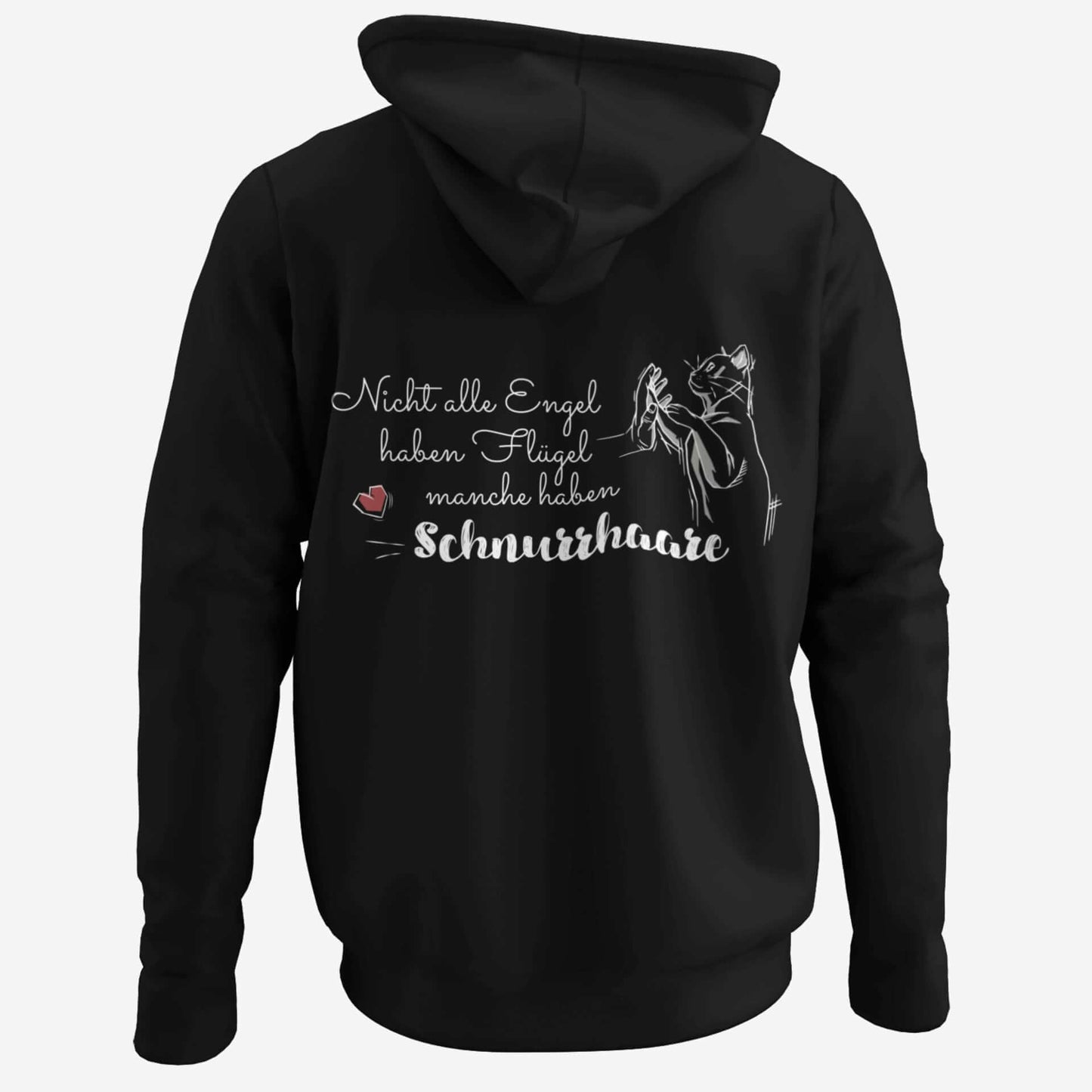 Nicht alle Engel haben Flügel - BACKPRINT Hoodie Unisex Organic (Premium)