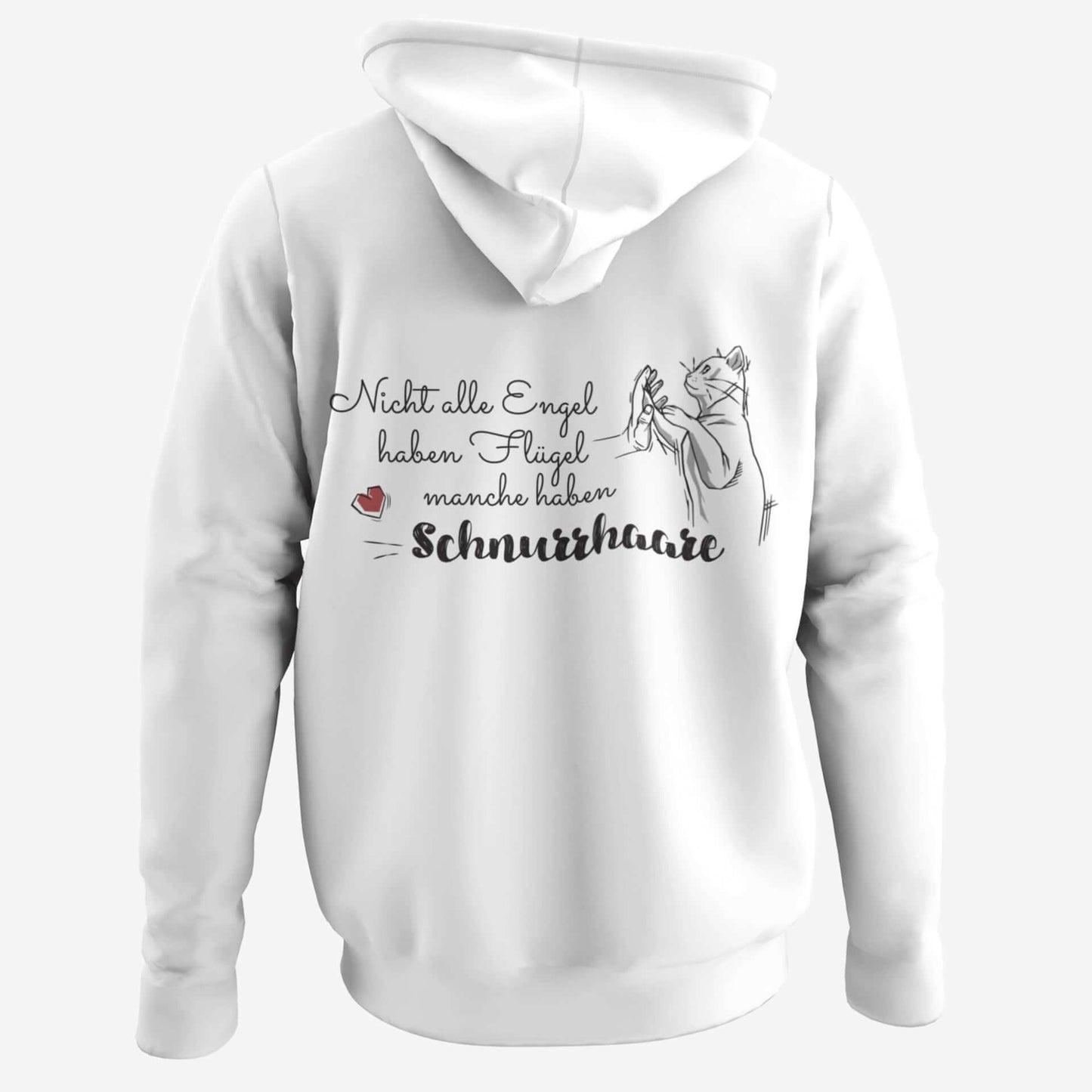 Nicht alle Engel haben Flügel - BACKPRINT Hoodie Unisex Organic (Premium)