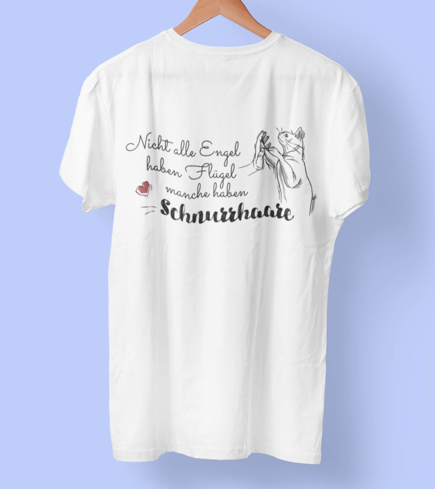 Nicht alle Engel haben Flügel - BACKPRINT OVERSIZE Organic Unisex (Premium)