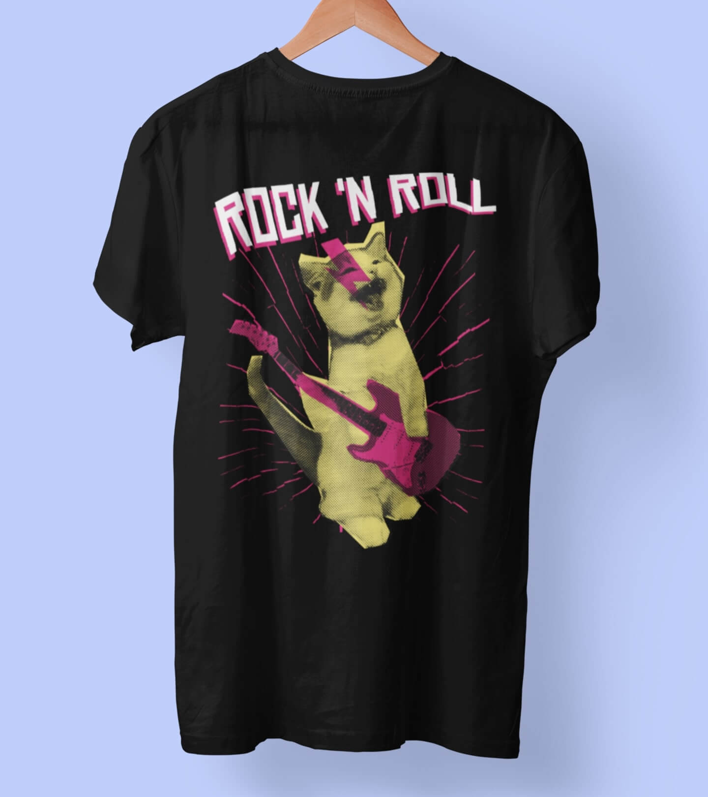 Rockn Roll - BACKPRINT OVERSIZE Organic Unisex (Premium)