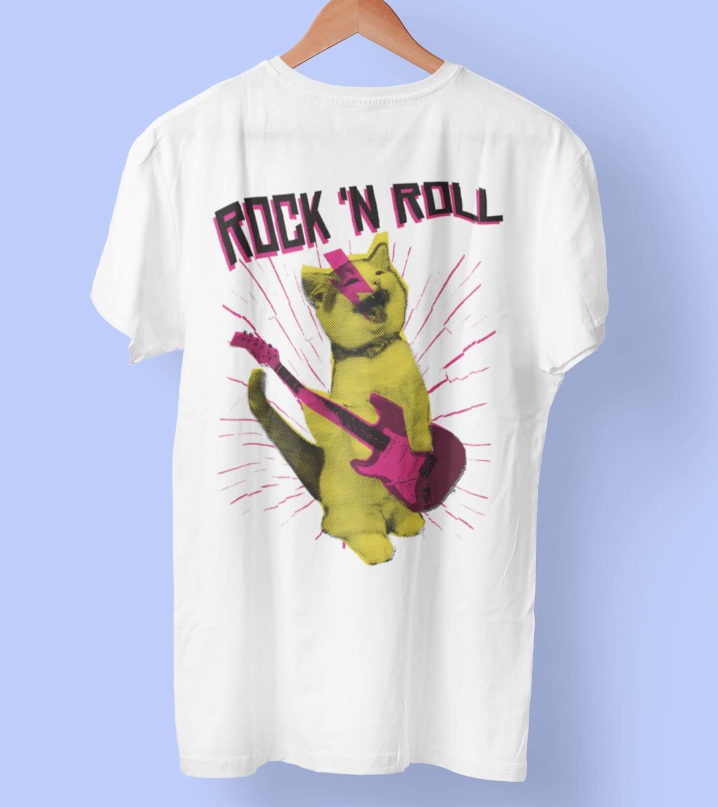 Rockn Roll - BACKPRINT OVERSIZE Organic Unisex (Premium)