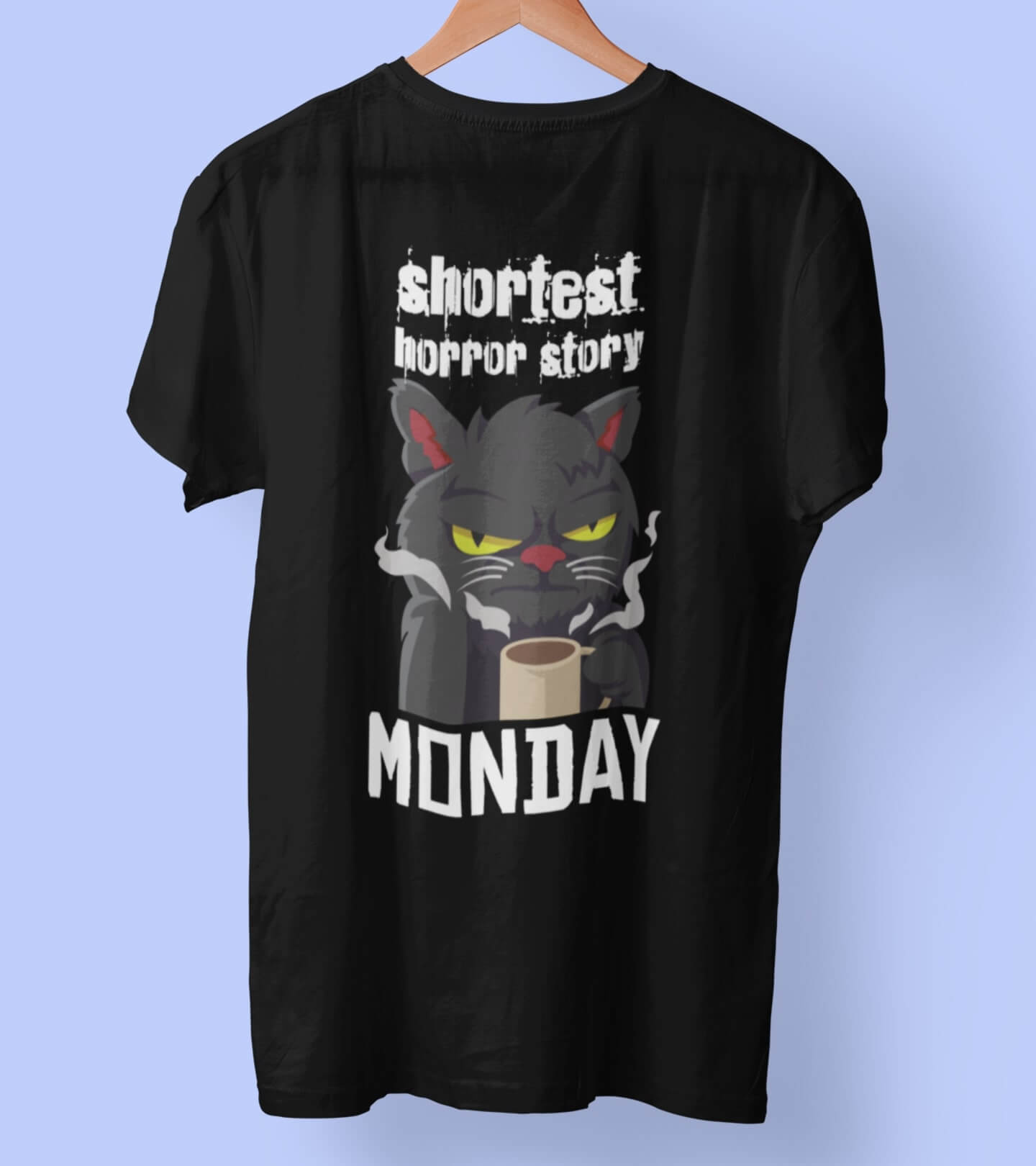 Shortest Horror Storry mittig - BACKPRINT OVERSIZE Unisex Organic (Premium)