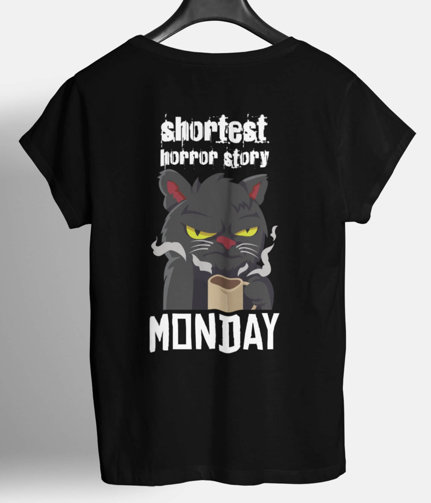 Shortest Horror Story mittig - BACKPRINT Organic Unisex (Premium)