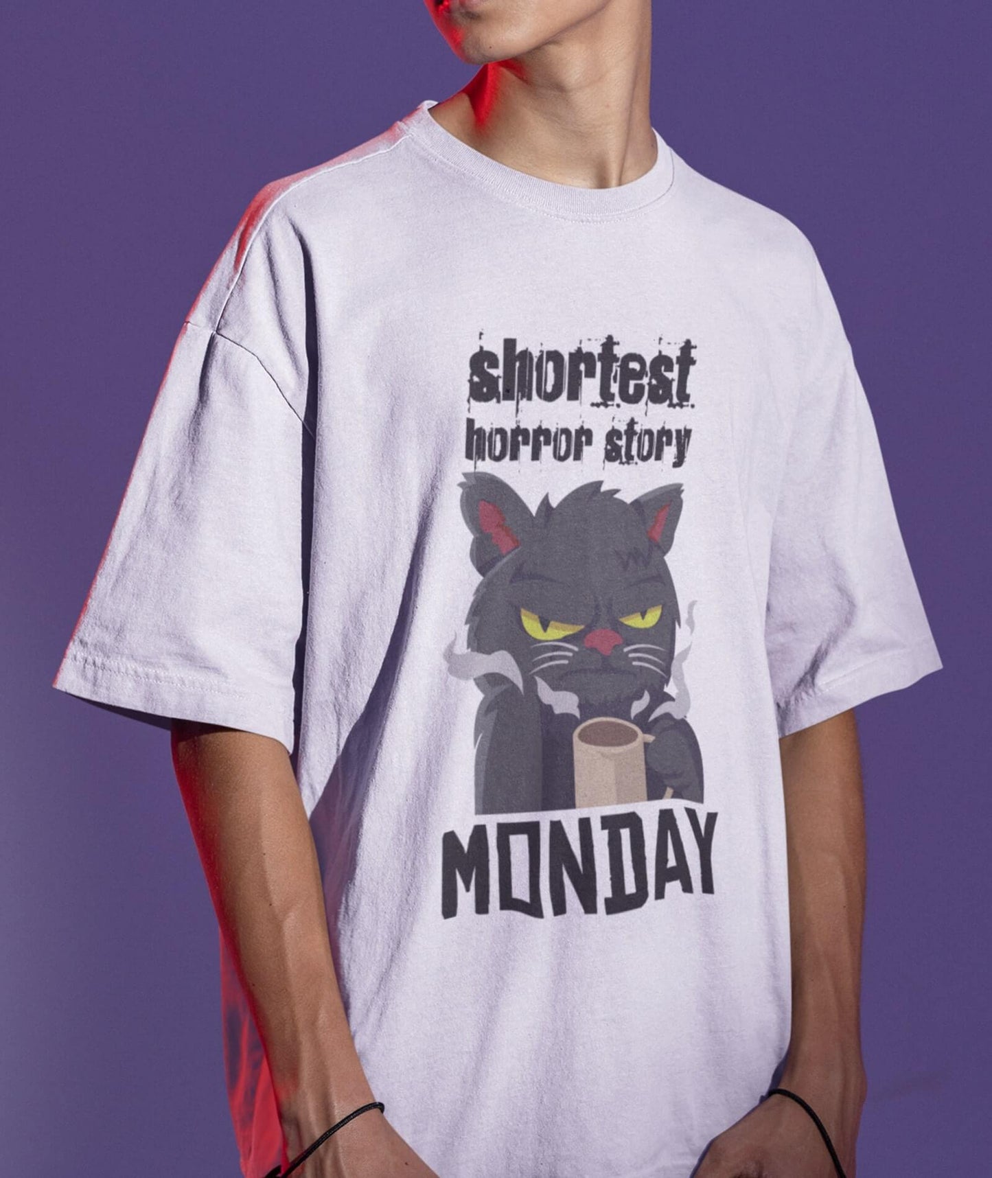 Shortest Horror Story mittig - OVERSIZE  Organic Unisex (Premium)