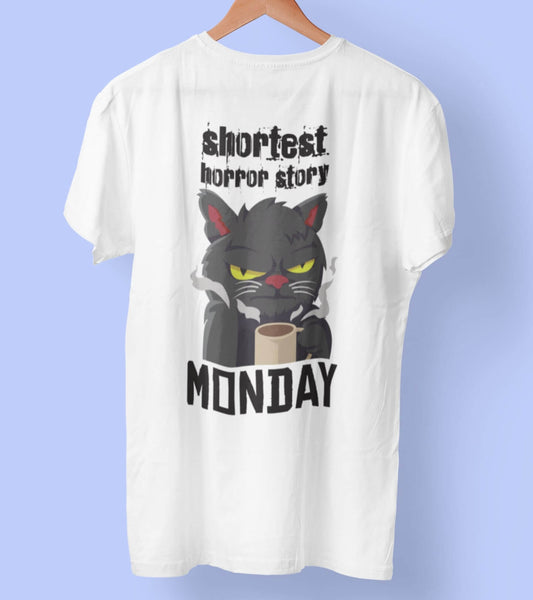 Shortest Horror Storry mittig - BACKPRINT OVERSIZE Unisex Organic (Premium)